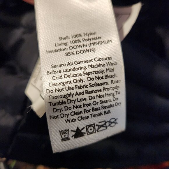 eddie bauer jacket goose down weatheredge mens medium blue puffer insulation - Picture 4 of 8